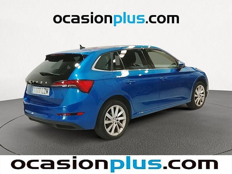 Usado Skoda Scala Style 150 CV (110 kW) 2022 Azul Utilitario