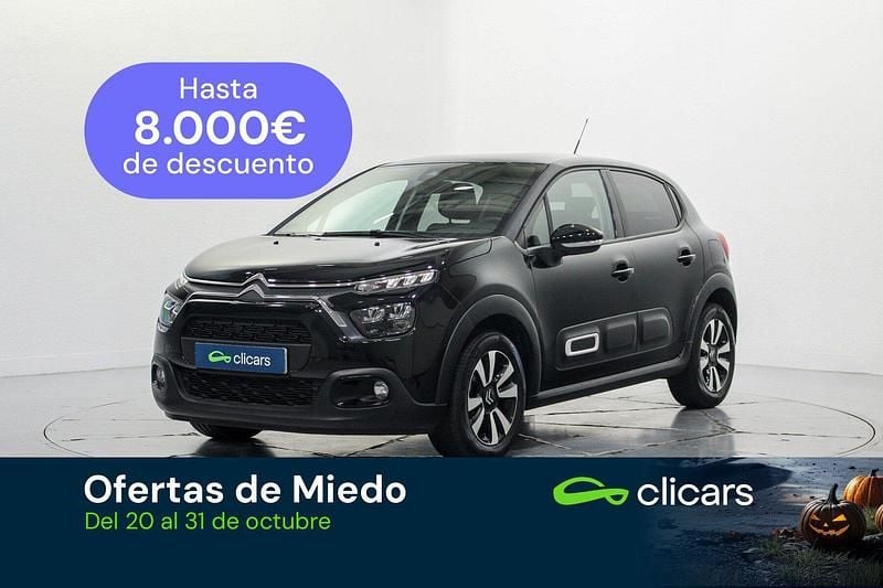 Negro Usado 2024 Citroën C3 PureTech Utilitario | 15.490 € (Un poco caro) - Imagen 1/4