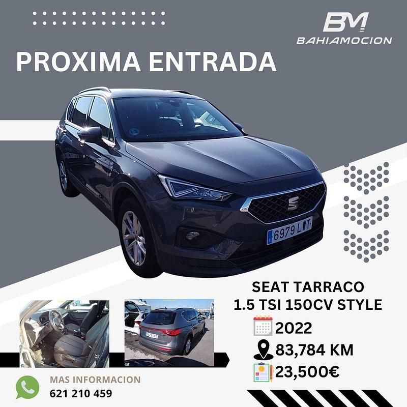 Usado Seat Tarraco Style 150 CV (110 kW) 2022 Gris / plata SUV