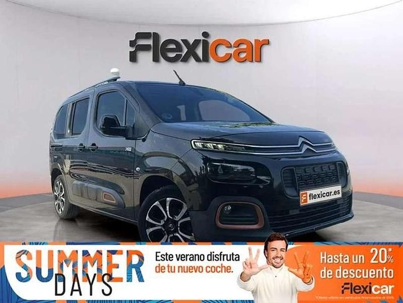 Negro Usado 2019 Citroën Berlingo PureTech Monovolumen | 15.490 € (Un poco caro) - Imagen 1/4