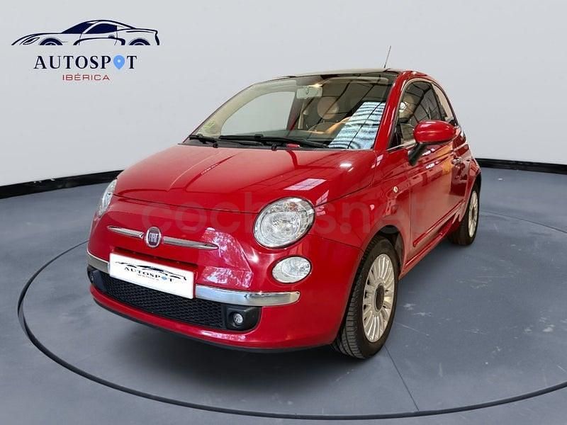 Usado Fiat 500 Lounge 75 CV (55 kW) 2009 Rojo Descapotable