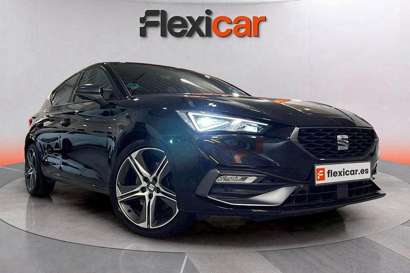 Azul Usado 2021 Seat Leon FR Familiar | 22.990 € (Un poco caro) - Imagen 1/4
