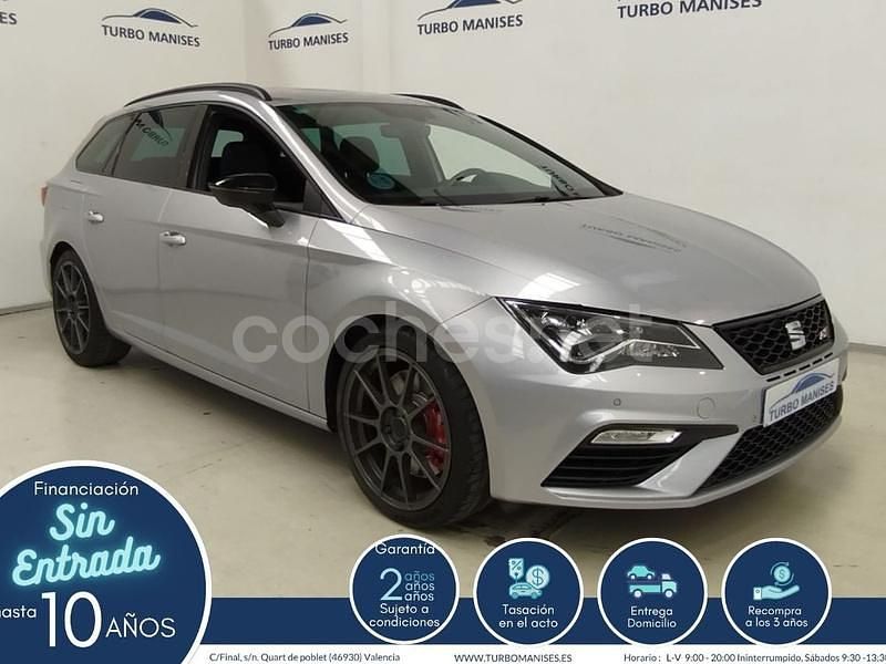 Gris / plata Usado 2017 Cupra Leon Familiar | 22.990 € (Buen precio) - Imagen 1/4