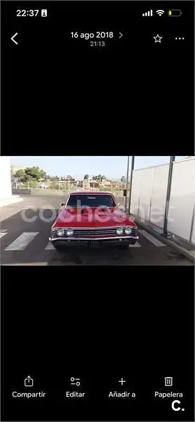 Usado Chevrolet Camaro 193 CV (141 kW) 1997 Gris / plata Coupe