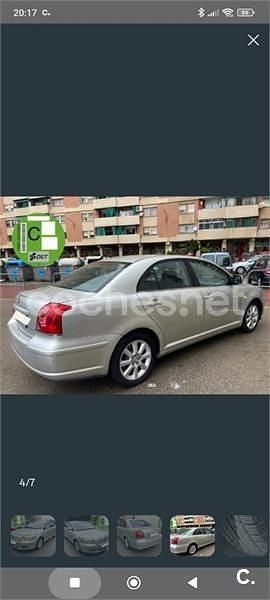 Usado Toyota Avensis Sol 129 CV (94 kW) 2006 Gris / plata Berlina
