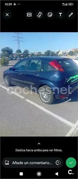 Usado Ford Focus Ghia 115 CV (84 kW) 2002 Azul Berlina