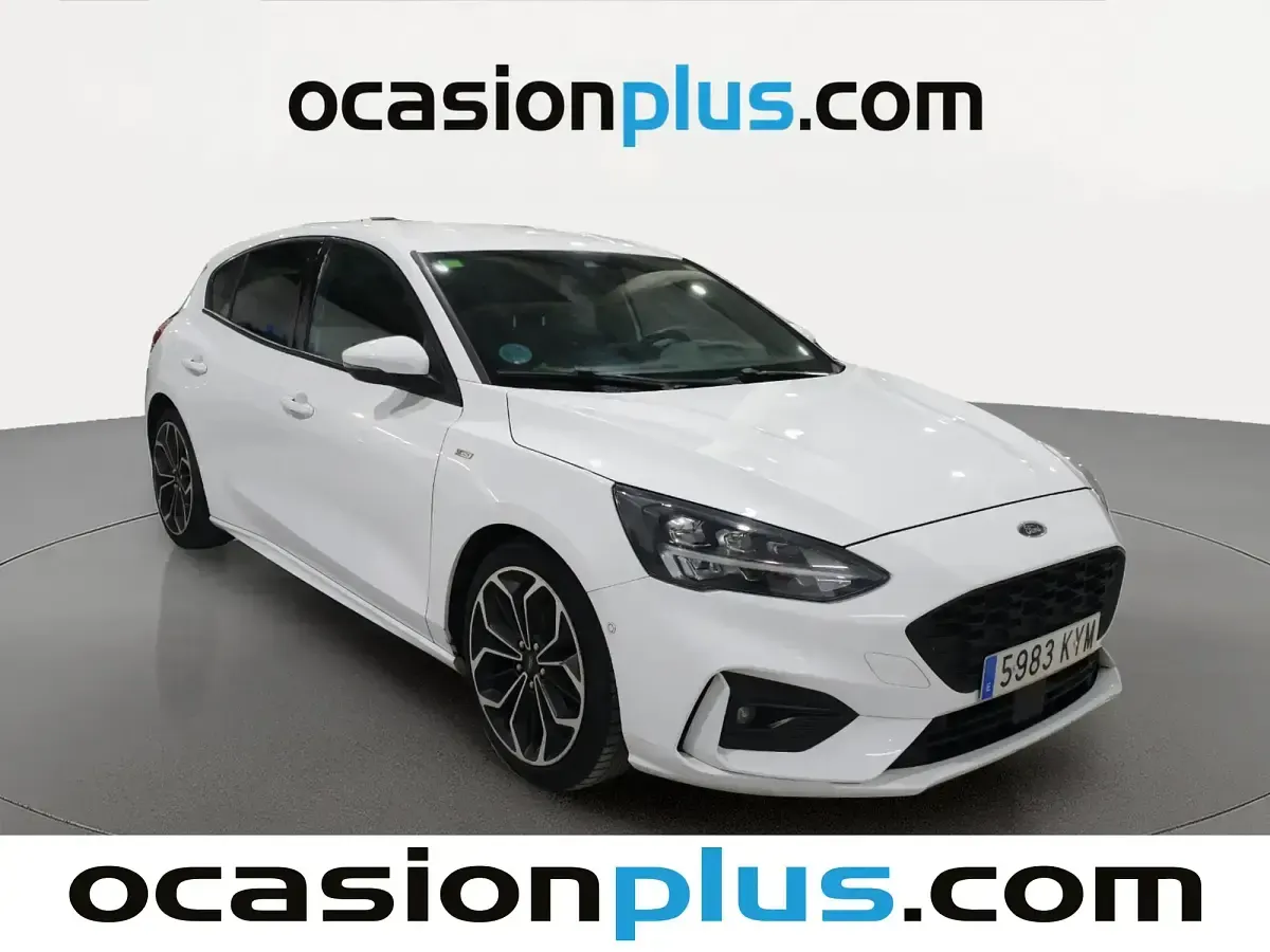 Usado Ford Focus ST-Line 120 CV (88 kW) 2019 Blanco Berlina