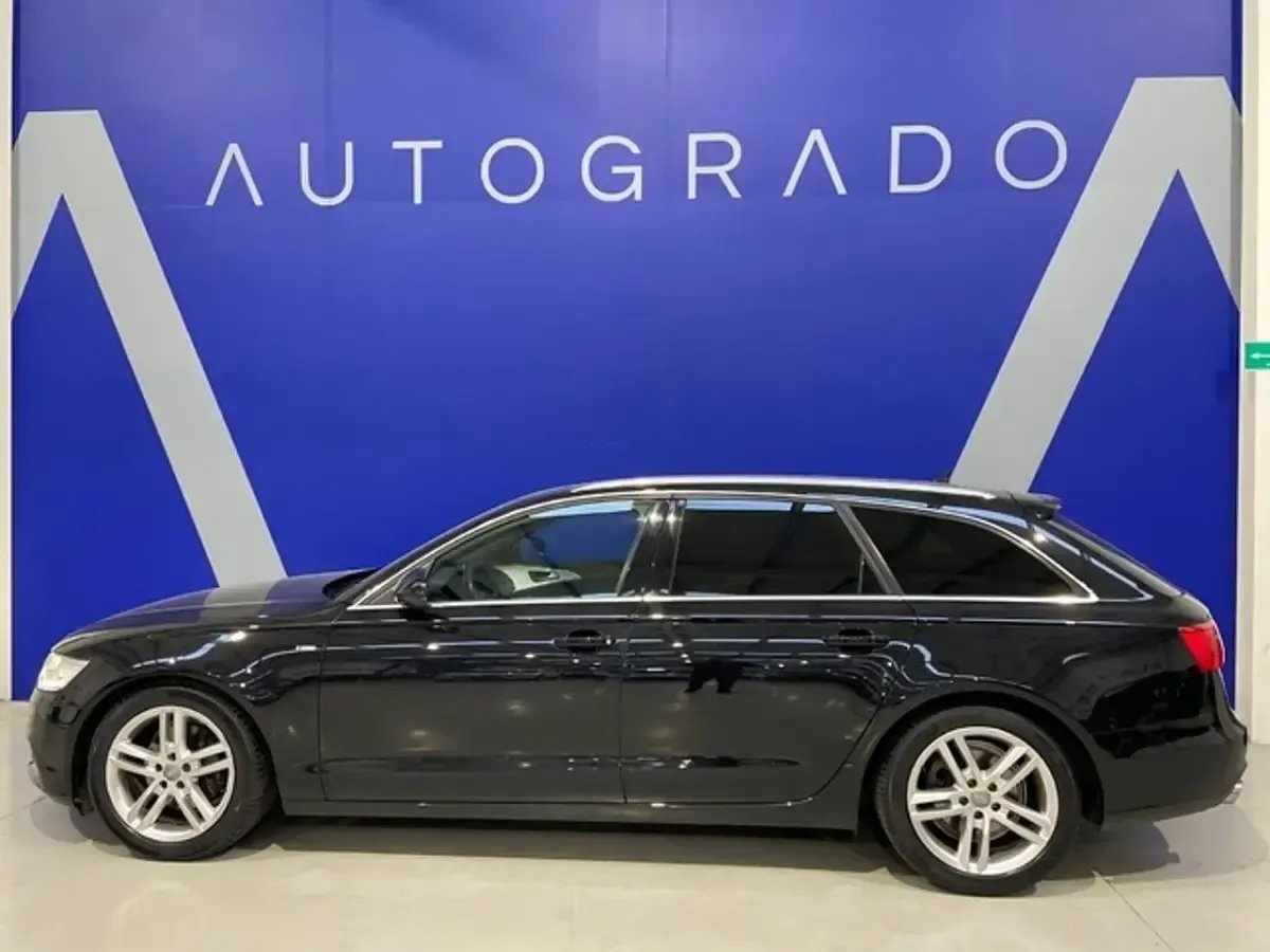 Usado Audi A6 S-Line 190 CV (139 kW) 2014 Negro Familiar