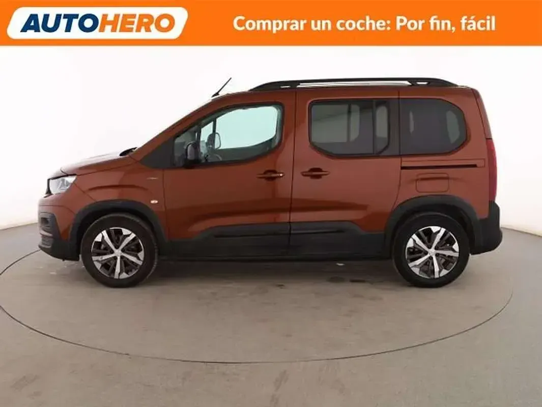 Usado Peugeot Rifter GT-line 131 CV (96 kW) 2019 Marrón Monovolumen