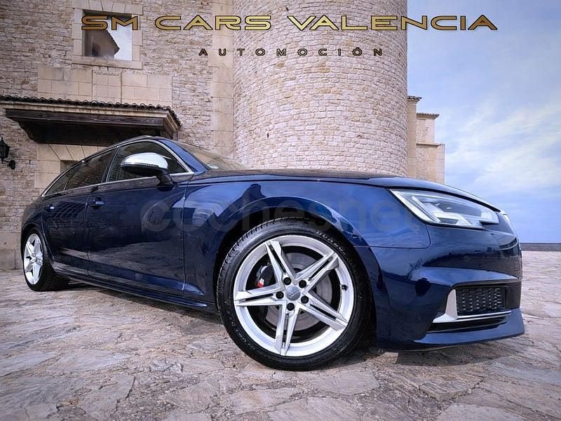 Usado Audi S4 S-Line 354 CV (260 kW) 2017 Azul Familiar