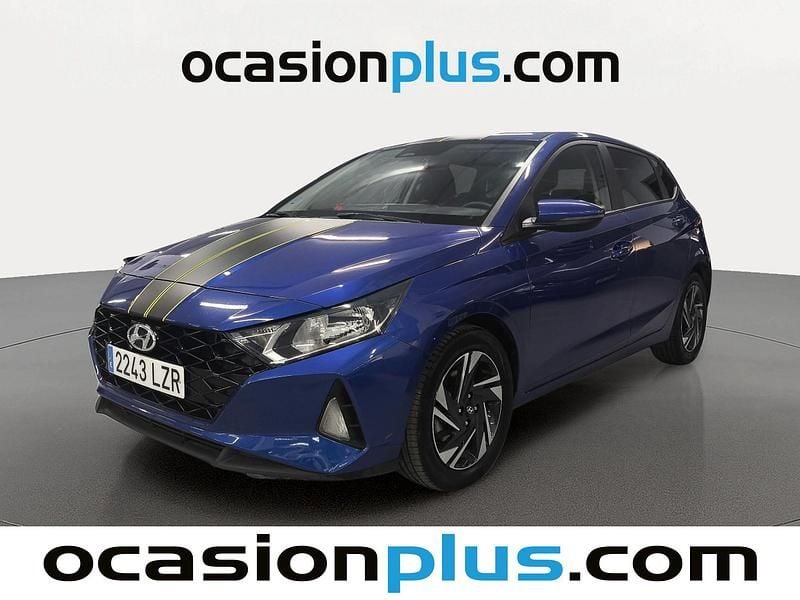 Azul Usado 2022 Hyundai i20 Utilitario | 13.810 € (Precio justo) - Imagen 1/4