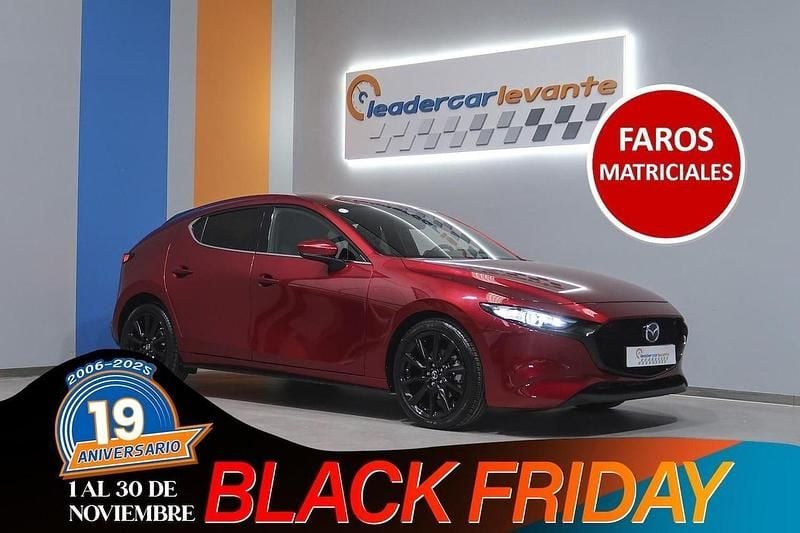 Rojo Usado 2021 Mazda 3 | 23.900 € (Precio justo) - Imagen 1/4
