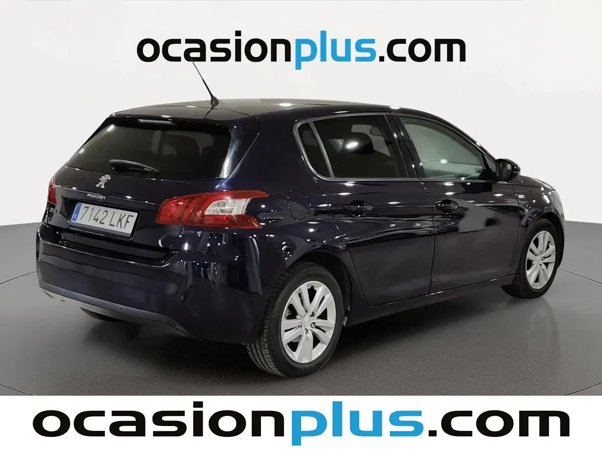 Usado Peugeot 308 Style 120 CV (88 kW) 2020 Azul Utilitario