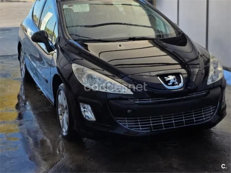 Negro Usado 2008 Peugeot 308 Sport Berlina | 4300 € (Precio justo) - Imagen 1/4