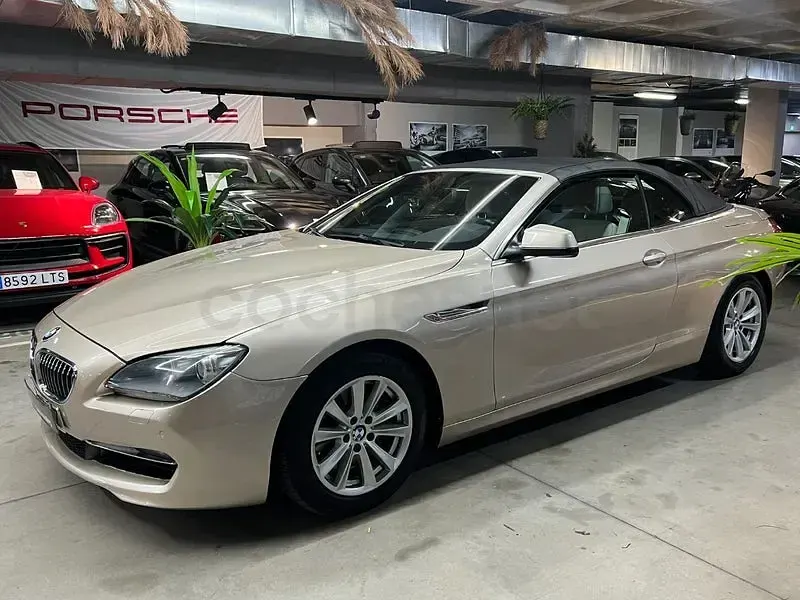 Usado BMW 640 Cabriolet 320 CV (235 kW) 2011 Beige Descapotable