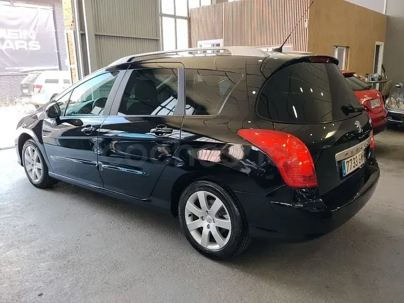 Usado Peugeot 308 Premium 120 CV (88 kW) 2009 Negro Berlina