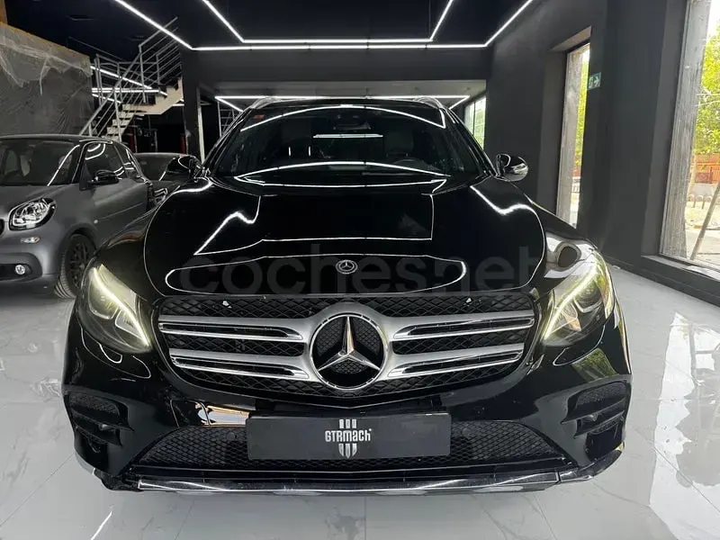 Usado Mercedes GLC220 194 CV (142 kW) 2019 Negro SUV