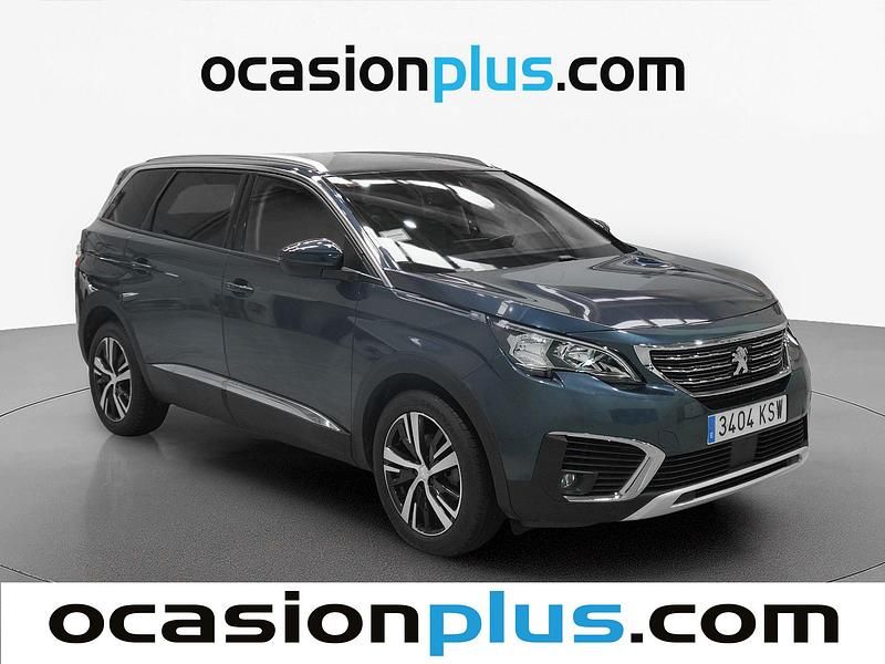 Usado Peugeot 5008 Allure 130 CV (95 kW) 2019 Azul SUV