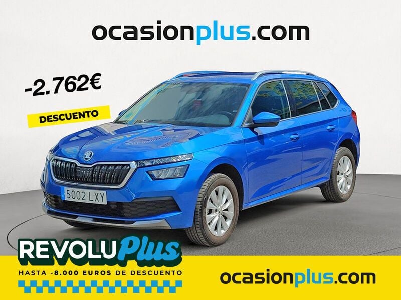 Azul Usado 2022 Skoda Kamiq SUV | 17.850 € (Precio justo) - Imagen 1/4