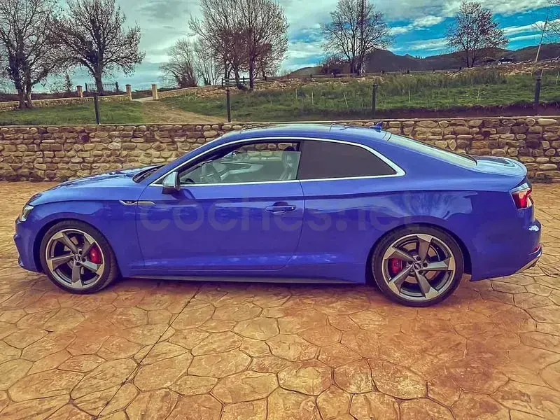 Usado Audi A5 354 CV (260 kW) 2017 Azul Coupe