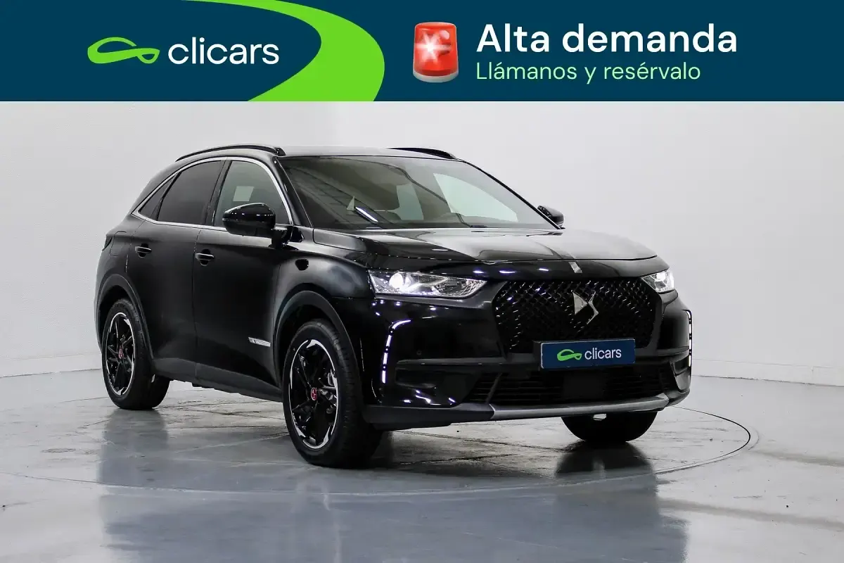 Usado DS Automobiles DS7 Crossback Performance 225 CV (165 kW) 2020 Negro SUV