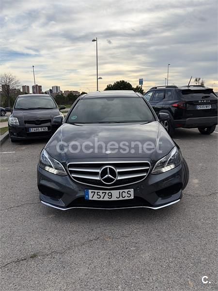 Usado Mercedes E220 Avantgarde 170 CV (125 kW) 2015 Gris / plata Berlina