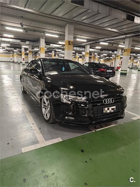 Usado Audi A5 S-Line 225 CV (165 kW) 2014 Negro Coupe