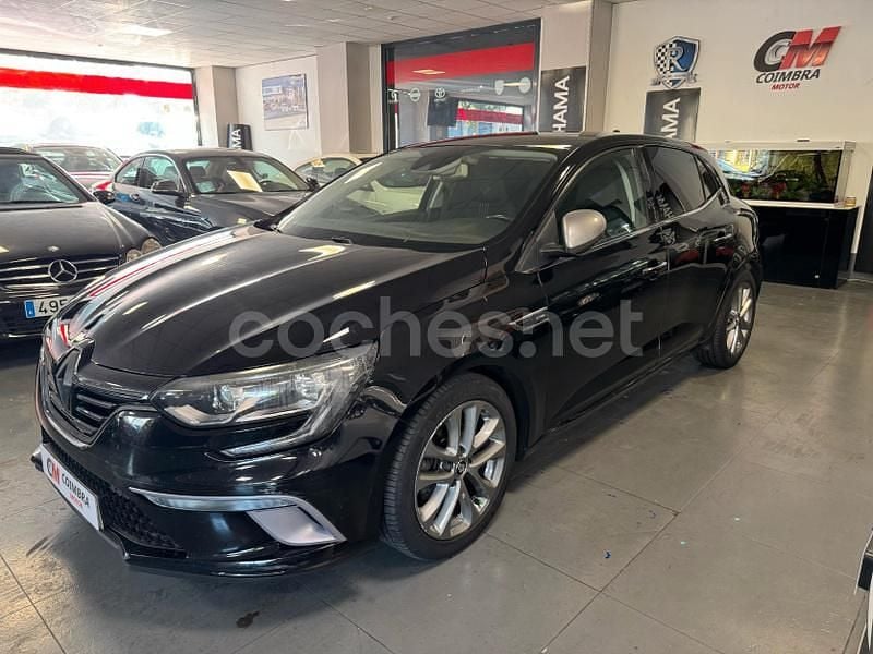 Negro Usado 2017 Renault Mégane GT Line GT-Line Berlina | 13.990 € (Precio justo) - Imagen 1/4