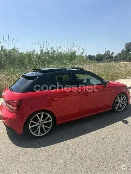 Usado Audi A1 Sportback Design 116 CV (85 kW) 2016 Rojo Utilitario