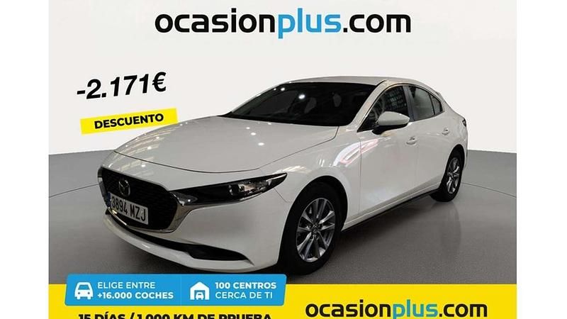 Blanco Usado 2025 Mazda 3 Prime-Line Berlina | 21.719 € - Imagen 1/4