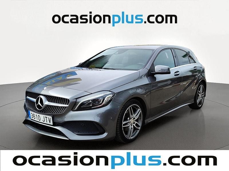 Usado Mercedes A200 AMG line 136 CV (100 kW) 2016 Gris Utilitario