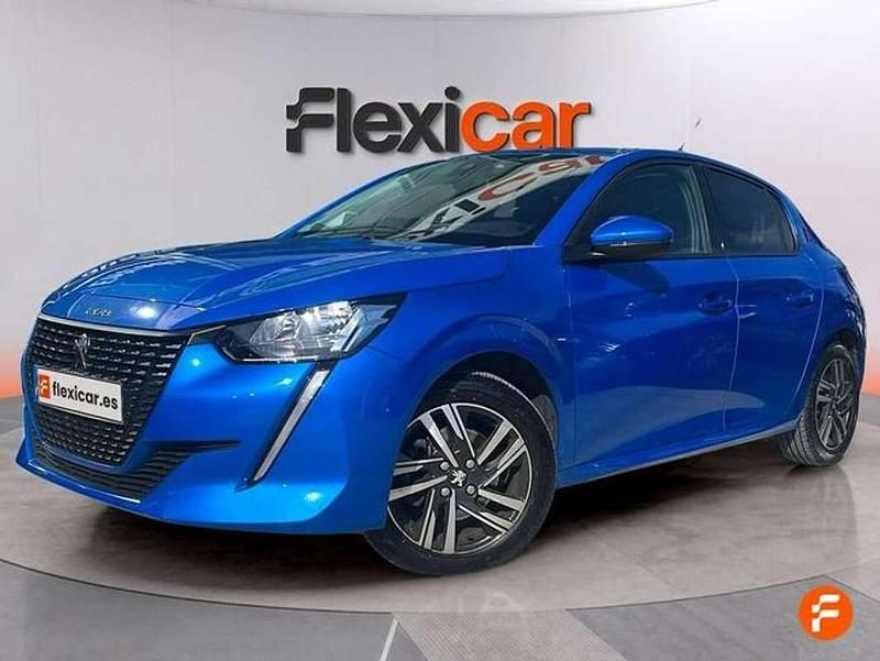 Usado Peugeot 208 Allure 101 CV (74 kW) 2019 Azul Utilitario