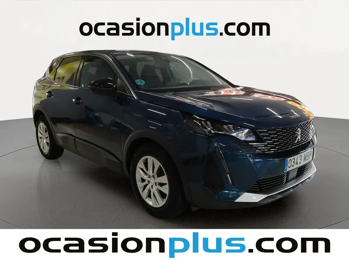 Usado Peugeot 3008 Active 131 CV (96 kW) 2022 Azul SUV