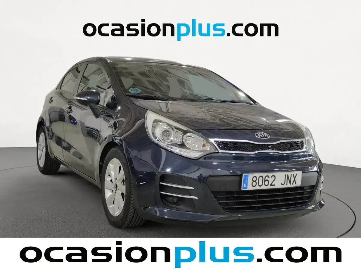 Usado Kia Rio 84 CV (61 kW) 2016 Azul Utilitario