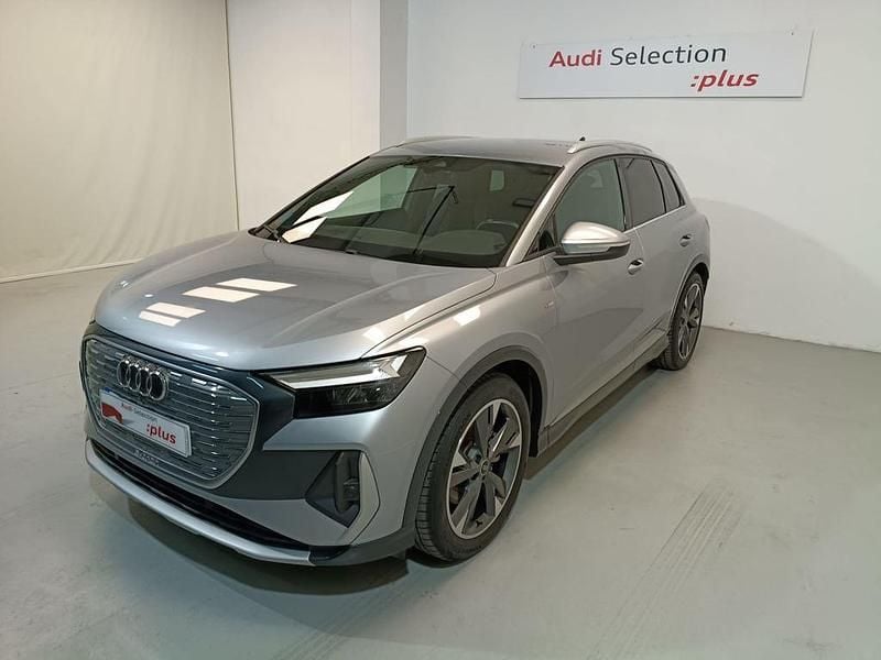 Usado Audi Q4 e-tron S-Line 125 kW (170 CV) 2021 Gris SUV