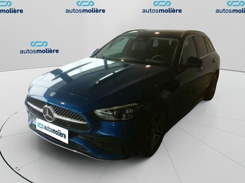 Azul Usado 2024 Mercedes C300 Familiar | 46.890 € (Precio justo) - Imagen 1/4