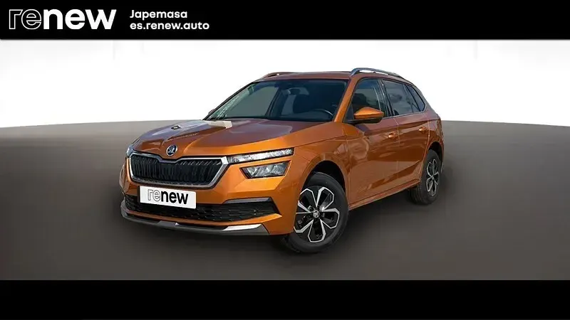 Usado Skoda Kamiq Ambition 110 CV (80 kW) 2022 Naranja SUV