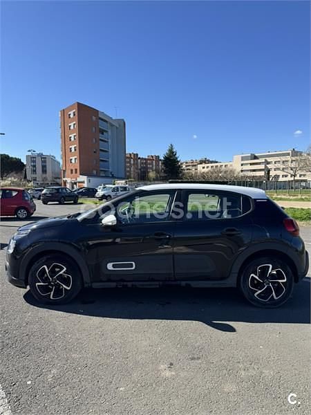 Usado Citroën C3 Feel 110 CV (80 kW) 2021 Negro Utilitario