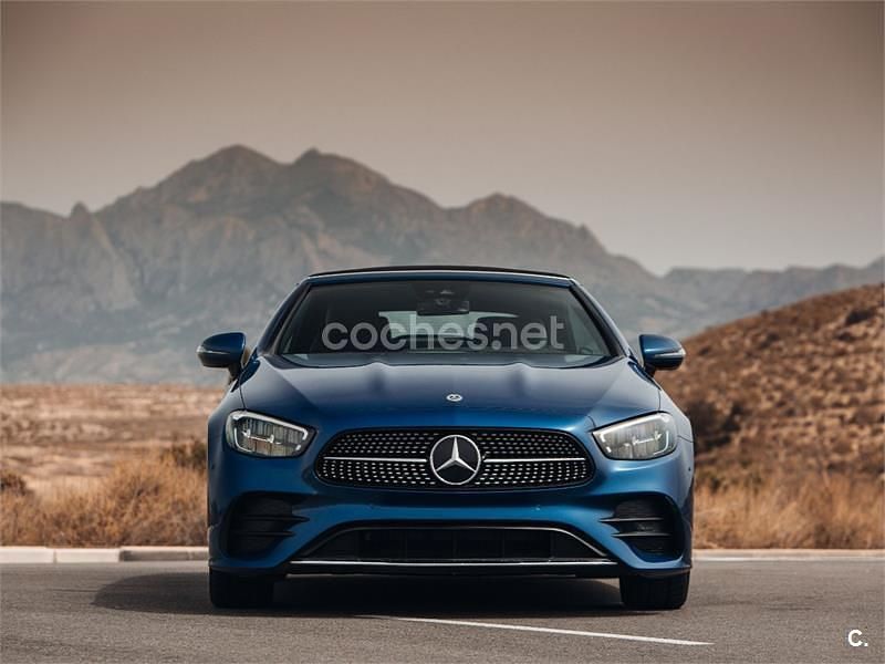 Usado Mercedes E450 367 CV (269 kW) 2020 Azul Descapotable