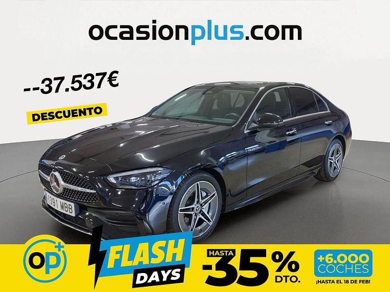 Usado Mercedes C220 200 CV (147 kW) 2022 Negro Berlina