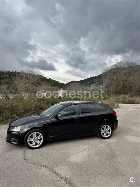 Usado Audi A3 Ambition 140 CV (102 kW) 2010 Negro Utilitario