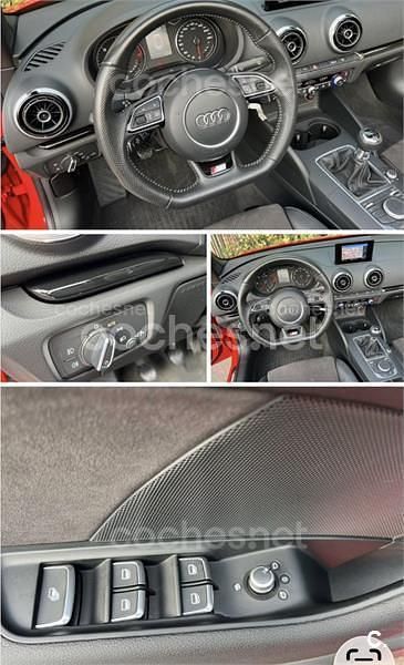 Usado Audi A3 Cabriolet Ambiente 150 CV (110 kW) 2014 Rojo Descapotable