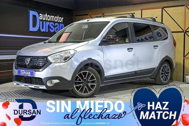 Gris Usado 2019 Dacia Lodgy Monovolumen | 13.490 € (Caro) - Imagen 1/4