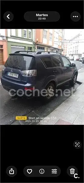 Usado Mitsubishi Outlander Invite 140 CV (102 kW) 2007 Azul SUV