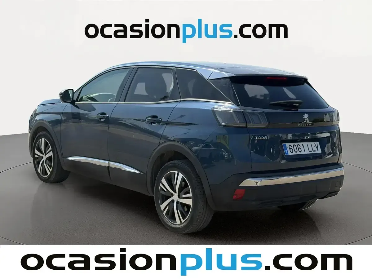 Usado Peugeot 3008 Allure 130 CV (95 kW) 2020 Azul SUV