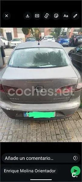 Usado Seat Cordoba Sport 100 CV (73 kW) 2008 Gris / plata Berlina