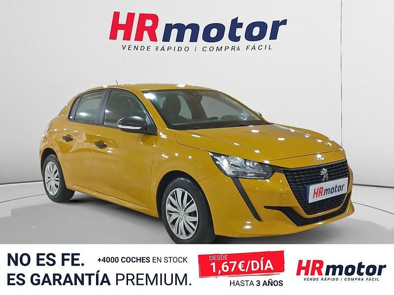 Usado Peugeot 208 75 CV (55 kW) 2022 Amarillo Utilitario