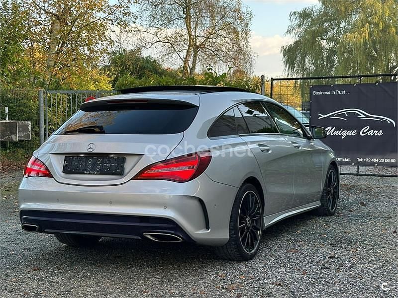 Gris / plata Usado 2017 Mercedes CLA180 Shooting Brake AMG line Familiar | 16.700 € (Precio justo) - Imagen 1/4