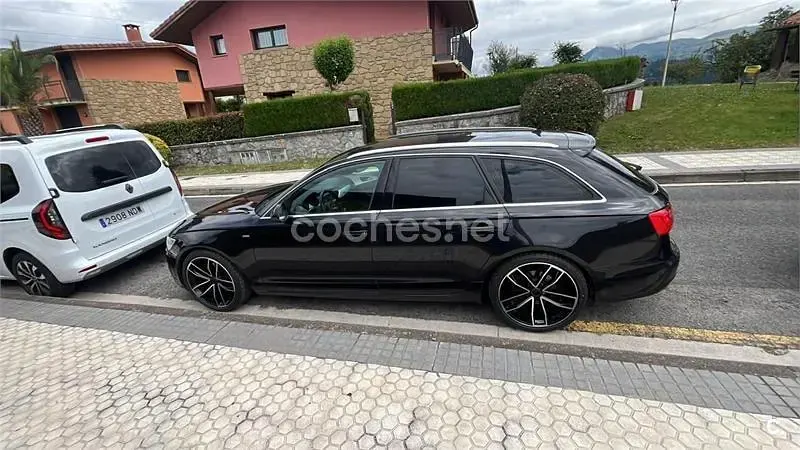Usado Audi A6 204 CV (150 kW) 2012 Negro Familiar