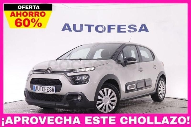 Usado Citroën C3 Feel 83 CV (61 kW) 2020 Granate Utilitario